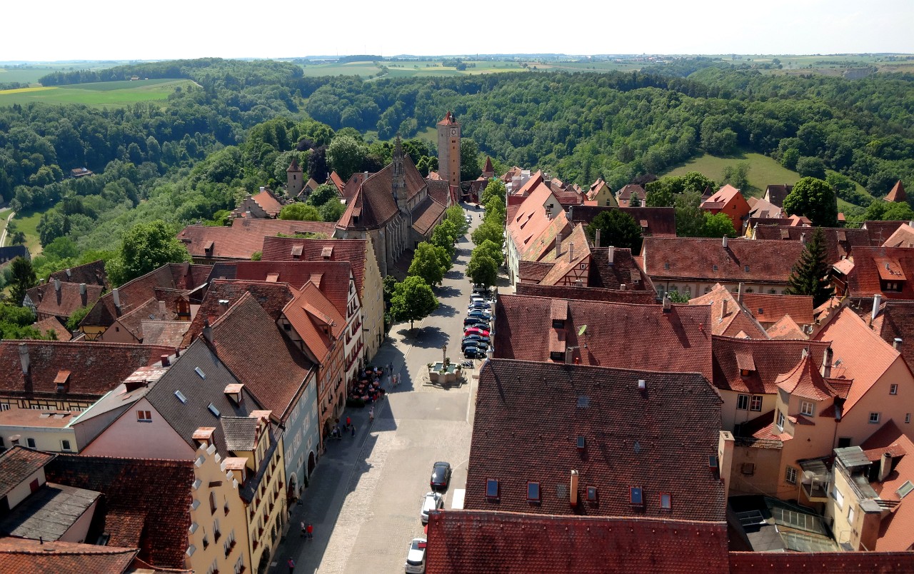 Herrngasse street from the tower